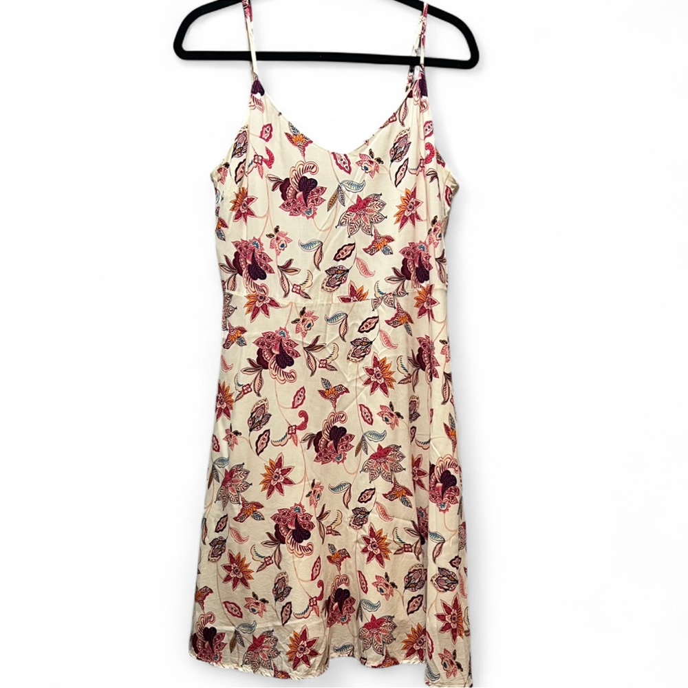 Loft Outlet Floral Spaghetti Strap Rayon Dress